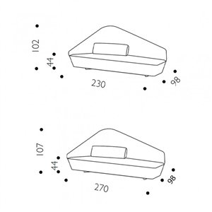Sofá Verlaine Driade
