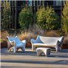 In-Side low table: White