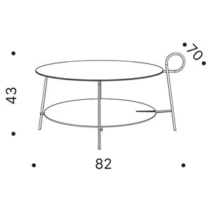 Mesa centro Carmina Driade