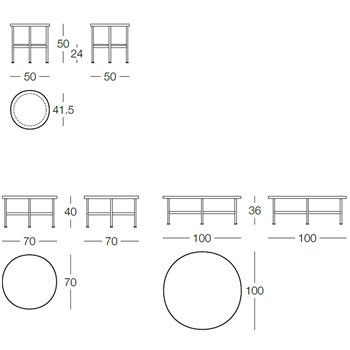 Mesa auxiliar Motta Magis
