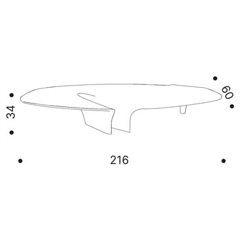 Mesa centro Waterfall Driade
