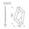Espejo Diamond Oferta de Cattelan Italia. Espejos en cristal reflejado.