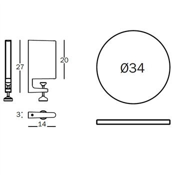 Estante Spike – The Wild Bunch redondo Magis