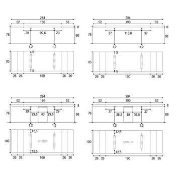 Mesa extensible rectangular Air Wildwood Lago