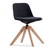 Silla Abril tapizada base piramidal madera esPattio