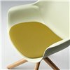 Sillón Abril base piramidal asiento tapizado esPattio