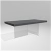 Mesa fija rectangular Air laminado Lago