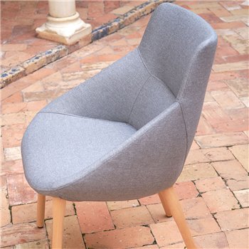 Silla Bow Chair 4 patas madera esPattio