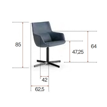 Silla Bow Chair base plana aluminio esPattio