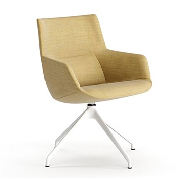 Sillón Bow Chair base 4 radios aluminio esPattio