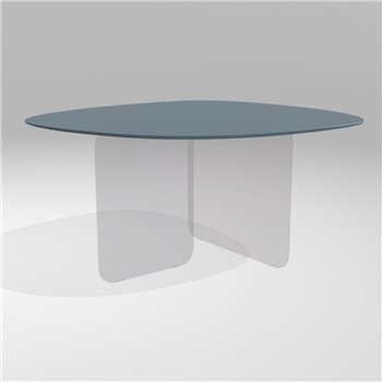 Mesa fija órganica Air Soft cristal Lago