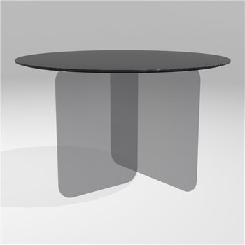 Mesa fija redonda Air Soft cristal Lago