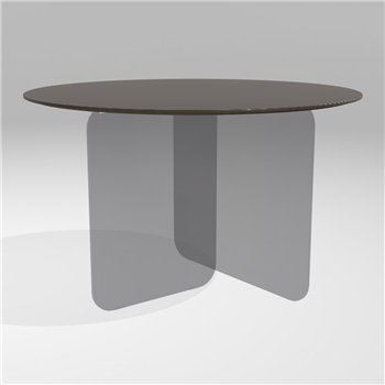 Mesa fija redonda Air Soft cristal Lago