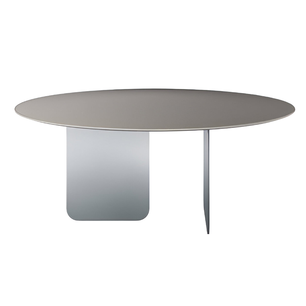 Mesa fija redonda Air Soft cristal Lago