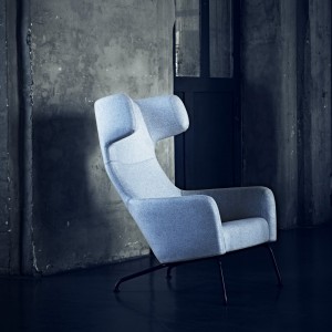 Butaca Havana Wing de Softline.  Muebles contemporáneos de diseño nórdico.