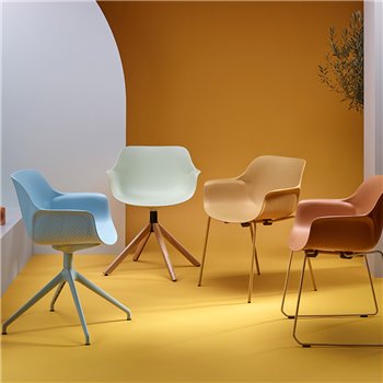 Sillón Abril base piramidal aluminio esPattio