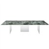 Mesa centro rectangular Air XGlass Lago