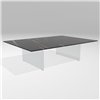 Mesa centro rectangular Air XGlass Lago