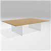 Mesa centro rectangular Air XGlass Lago