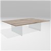 Mesa centro rectangular Air XGlass Lago
