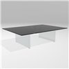 Mesa centro rectangular Air XGlass Lago