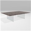 Mesa centro rectangular Air XGlass Lago