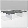 Mesa centro rectangular Air XGlass Lago