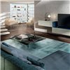 Mesa centro rectangular Air XGlass Lago