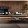 Mesa centro rectangular Air XGlass Lago