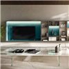 Mesa centro rectangular Air XGlass Lago