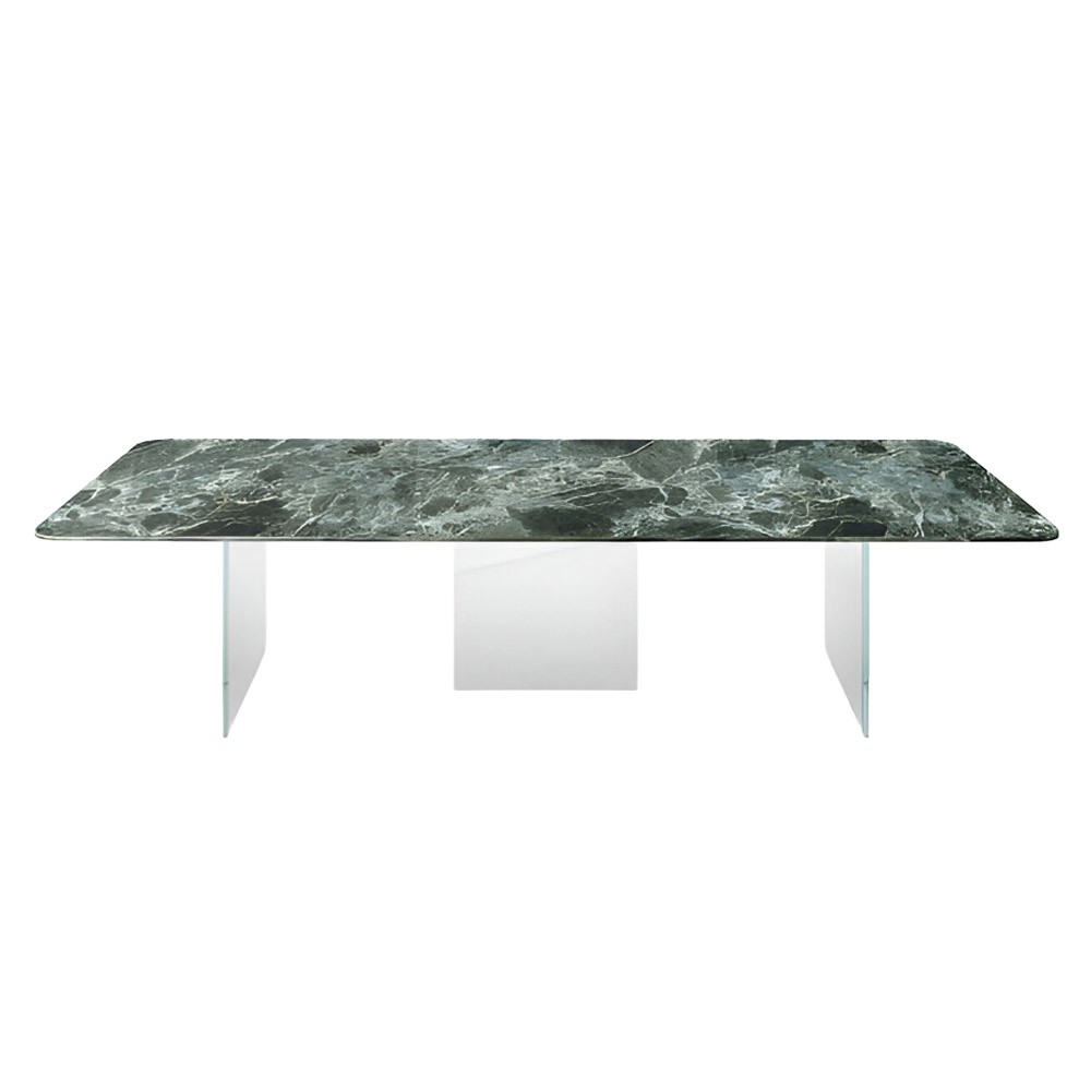 Mesa centro rectangular Air Soft XGlass Lago