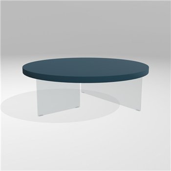 Mesa centro redonda Air lacado Lago