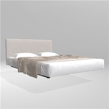 Cama matrimonial Fluttua con respaldo Lago