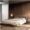 Cama matrimonial Fluttua con respaldo Lago