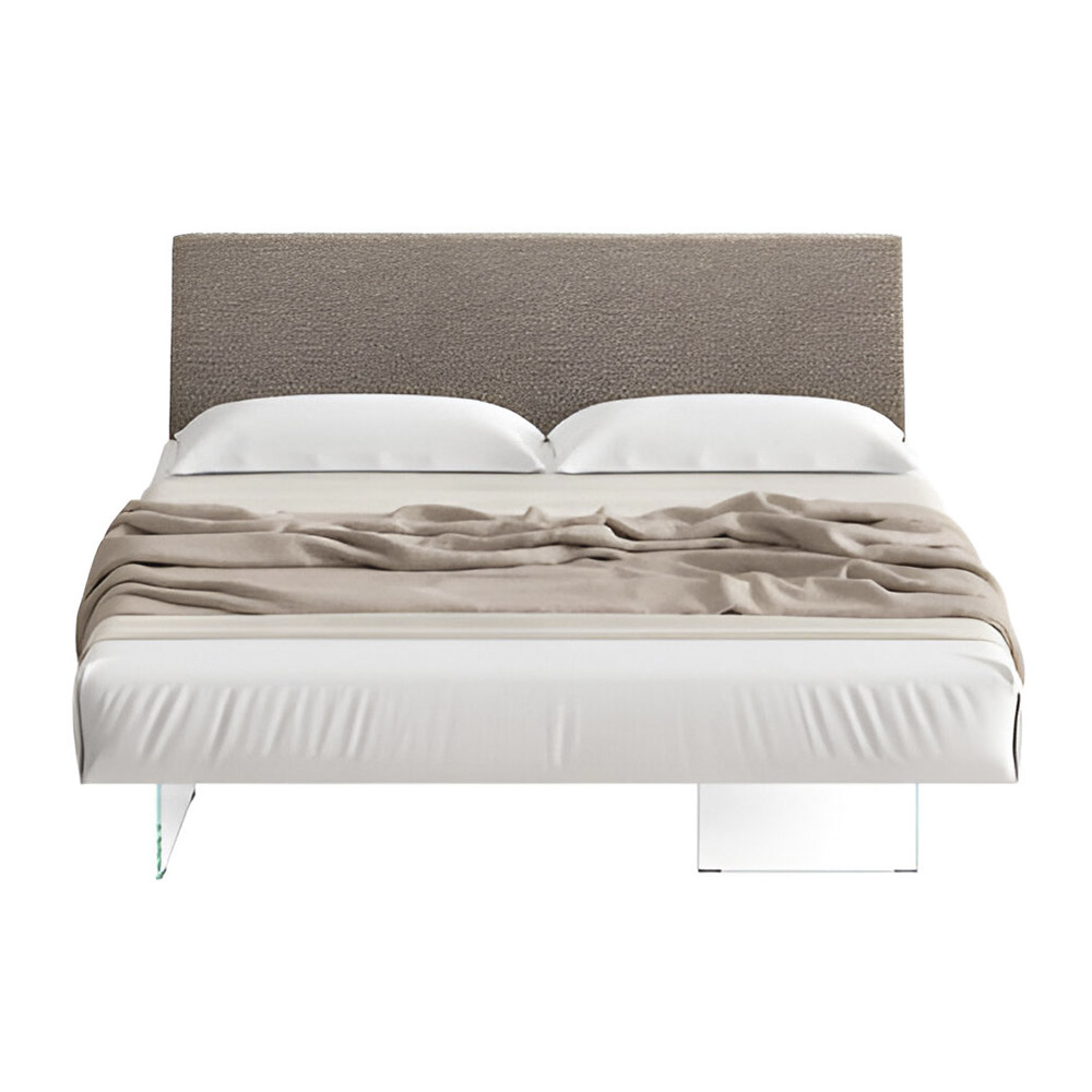 Cama matrimonial Air tapizado Lago