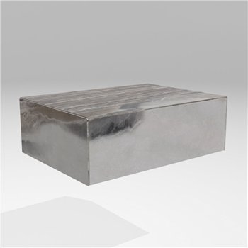 Mesita de noche Materia XGlass Lago