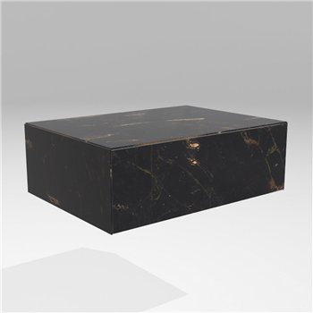 Mesita de noche Materia XGlass Lago