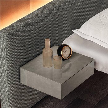 Mesita de noche Materia XGlass Lago