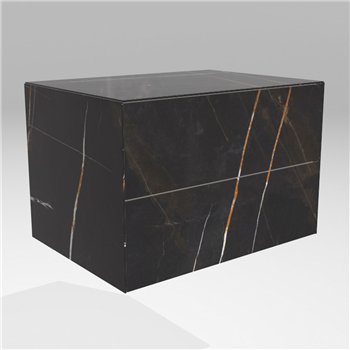 Mesita de noche Materia doble XGlass Lago