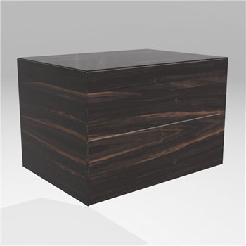 Mesita de noche Materia doble XGlass Lago