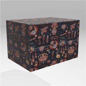 Mesita de noche Materia doble XGlass Lago