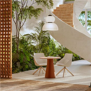 Mesa Baelo redonda Dekton esPattio