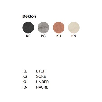 Mesa Baelo redonda Dekton esPattio