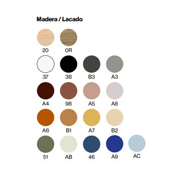 Mesa Baelo cuadrada madera esPattio