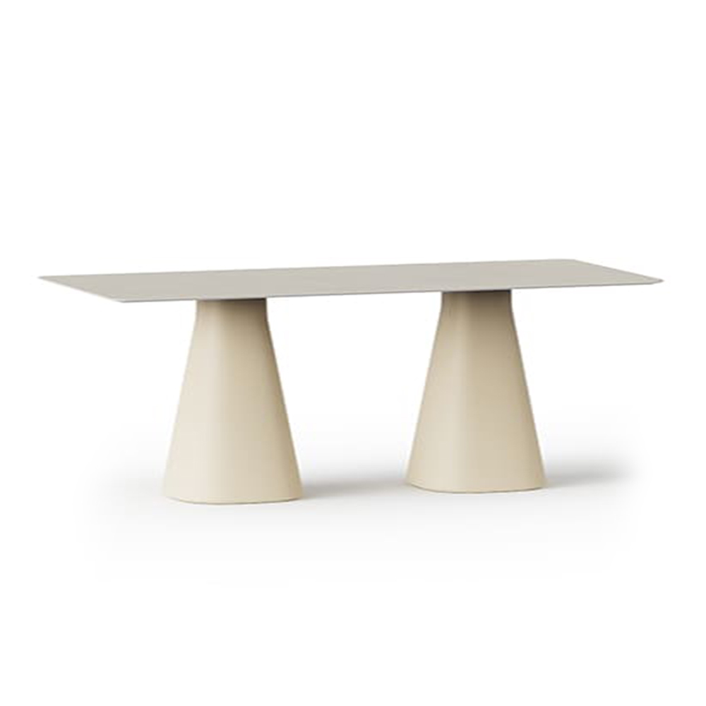 Mesa Baelo doble rectangular HPL/Fénix esPattio