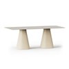 Mesa Baelo doble rectangular HPL/Fénix esPattio
