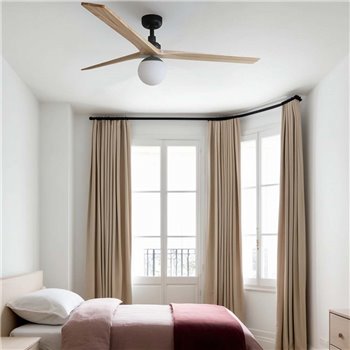 Ventilador Klim L luz Faro Barcelona