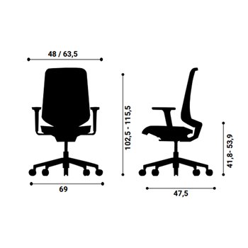 Silla operativa Dot. Pro Forma5
