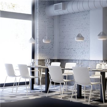 Sillón Glove 4 patas metal Forma5