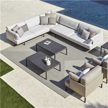 Sofá 2 plazas modular con brazo Long Island Point